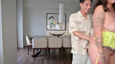 Catfished My Friends Cheating Mom and Made Her FUCK ME!!! Dunken Hina will make you cum