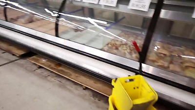 Horny Brunette Sucks And Fucks At Work