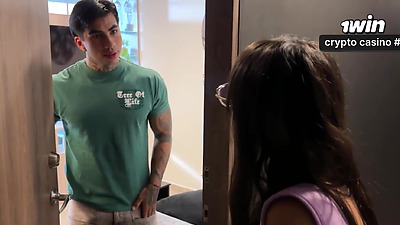 I went back for my phone… and found the cleaning lady masturbating on my bed