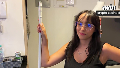 I went back for my phone… and found the cleaning lady masturbating on my bed