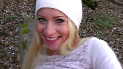 MOFOS - Amateur blonde picked up gets cumshot