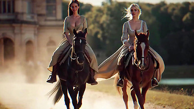 Ai mysterious hottie surrenders to bold lust in steamy 3d animation futa lesbian scene with blowjob and facial cumshot