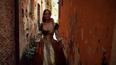 Ai mysterious hottie surrenders to bold lust in steamy 3d animation futa lesbian scene with blowjob and facial cumshot