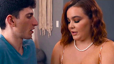 Chubby Stepmom Helps Stepson With His Premature Ejaculation Issue