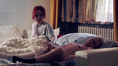 Step Mom Stuck Under Couch—Step Son’s Hot Creampie Quickie!