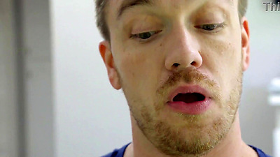 Big penis stepbro slides hs boner in his teen step sisters ripped leggings