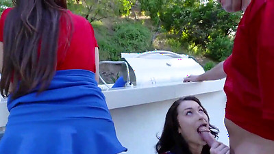 Stepmom lesbian and me stepmom gets help