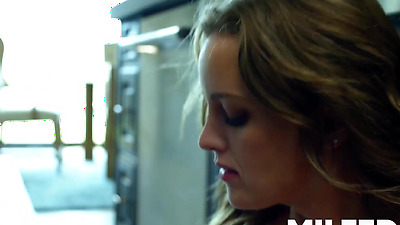 Step Mom Caught Masturbating in the Kitchen by her Step Daughter