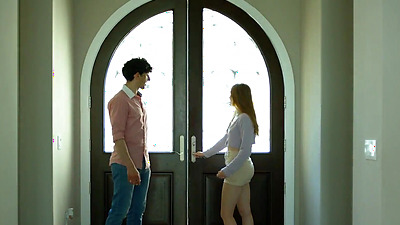 Step Mom Caught Masturbating in the Kitchen by her Step Daughter