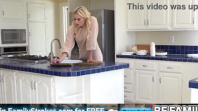 Rubbing My Step-Daughter's Clit Right Next To Her Oblivious Step-Mother - Family Strokes