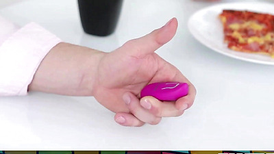 Stepbrother Pranking Stepsister With Remote Vibrator