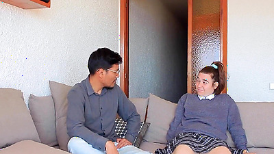 Stepfather shows his innocent stepdaughter penetration