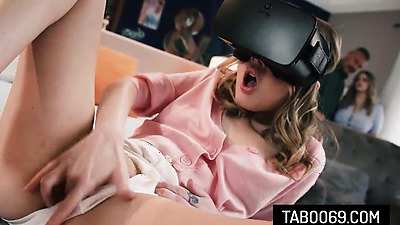 Horny Step-Parents Seduce And Fuck Their Stepdaughter On her Birthday