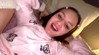 STEPDAUGHTER CUMS ON MY PENIS