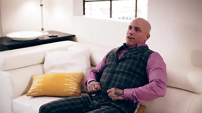 Stepdad finds out his stepdaughter is a stripper and makes her give him a lap dance.The small tits brunette sucks his big penis and then gets banged