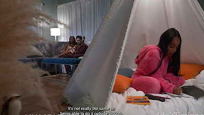 Busty Ebony stepDaughter Had Tits Wifey Did Not...