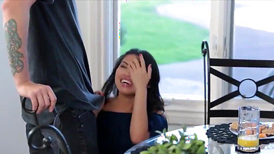 The bed and breakfast service come with the asian stepmom who is hot so is her stepdaughter