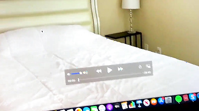 Big titties milf masturbates while watching stepdaughter fingering