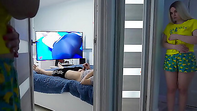 Stepdaughter spying on stepdad part 2