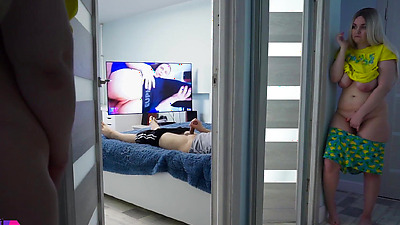 Stepdaughter spying on stepdad part 2