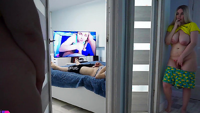 Stepdaughter spying on stepdad part 2