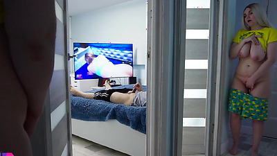 Stepdaughter spying on stepdad part 2