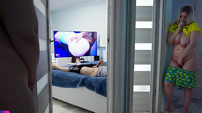 Stepdaughter spying on stepdad part 2