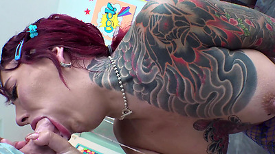 Tattoo Whore Gets Her Booty And Pussy Stuffed With Shaft