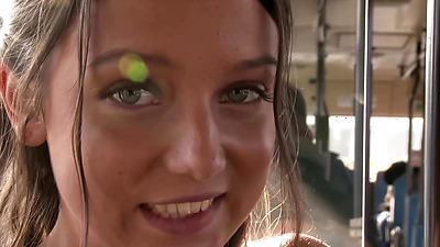 Foxy Di - AMWF Anal Creampie In The Public Bus