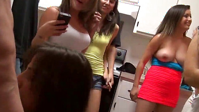 Real party amateur teens host orgy