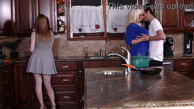 Stepdaughters Boyfriend Seduced By Mom