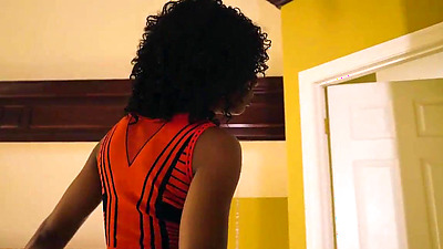 White boyfriend fucks black teen and then her milf stepmom