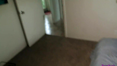 Thick Step Mom with Huge Tits Catches Me Jerking Off - Maggie Green