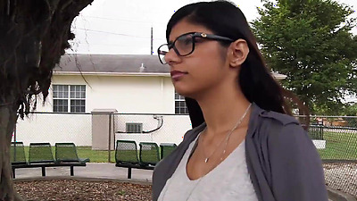 MIA KHALIFA - Big Tits Arab Pornstar Cheats On BF with Two Black Studs