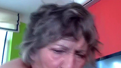 8<censored>s old chubby hairy bush granny enjoys her first big black dick interracial fuck lesson