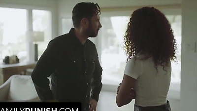 Stepdad oblied to teach some lessons for his grown stepdaughter