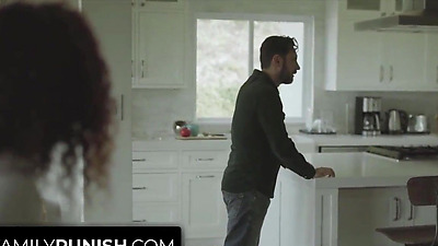 Stepdad oblied to teach some lessons for his grown stepdaughter