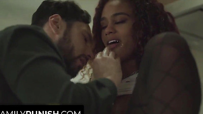 Stepdad oblied to teach some lessons for his grown stepdaughter