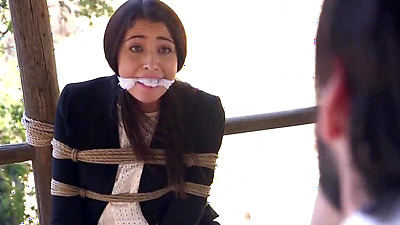 Guy fucks barely legal chick and big tit wife anal