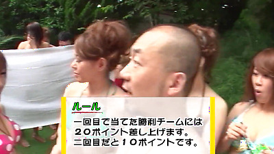 The event was a pool party attended by several attractive individuals.