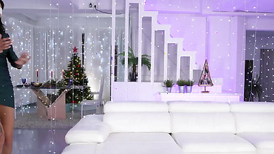 Hot Brunette, Katrin gets her tiny asshole & juicy wet pussy stuffed by a big black shaft & thick white penis in this hot interracial three way! Full Flick at PrivateBlack.com!