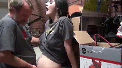 Busty Teen Caught Fucking Stepdad