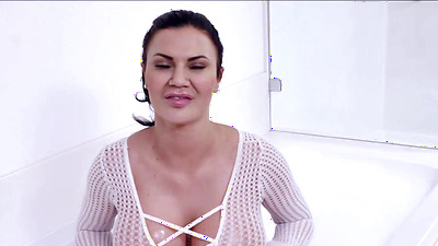 Your Big Tits Horny Stepmom Caught You Spying On Her And Wants To Masturbate With You JOI POV