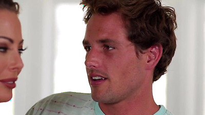 Stepson blackmails his hot stepmom