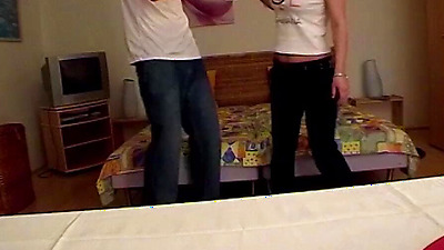 Sex in the room with my colleague's wife while I'm shooting everything with a <censored>