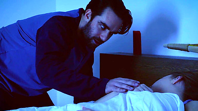 Hairy Stepmommy Fucking Stepson's Big Penis