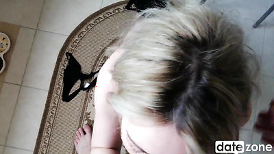 Datezone.com - Amateur milf fucked hard with cum in her mouth