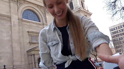 GERMAN SCOUT - SMALL TEEN FROM FINLAND SEDUCE TO MULTIPLE ORGASM SEX AT STREET CAST