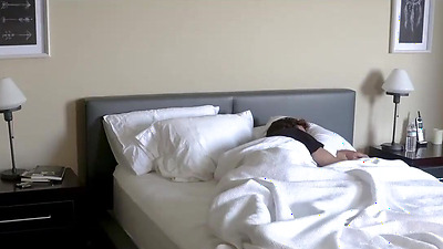 His dick was very hard. I repeatedly fell a. while talking with him by pressing my pussy on his shaft.'Hey stepmom, I will lick your pussy and enjoy it