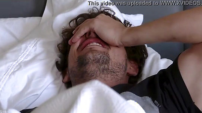 His dick was very hard. I repeatedly fell a. while talking with him by pressing my pussy on his shaft.'Hey stepmom, I will lick your pussy and enjoy it